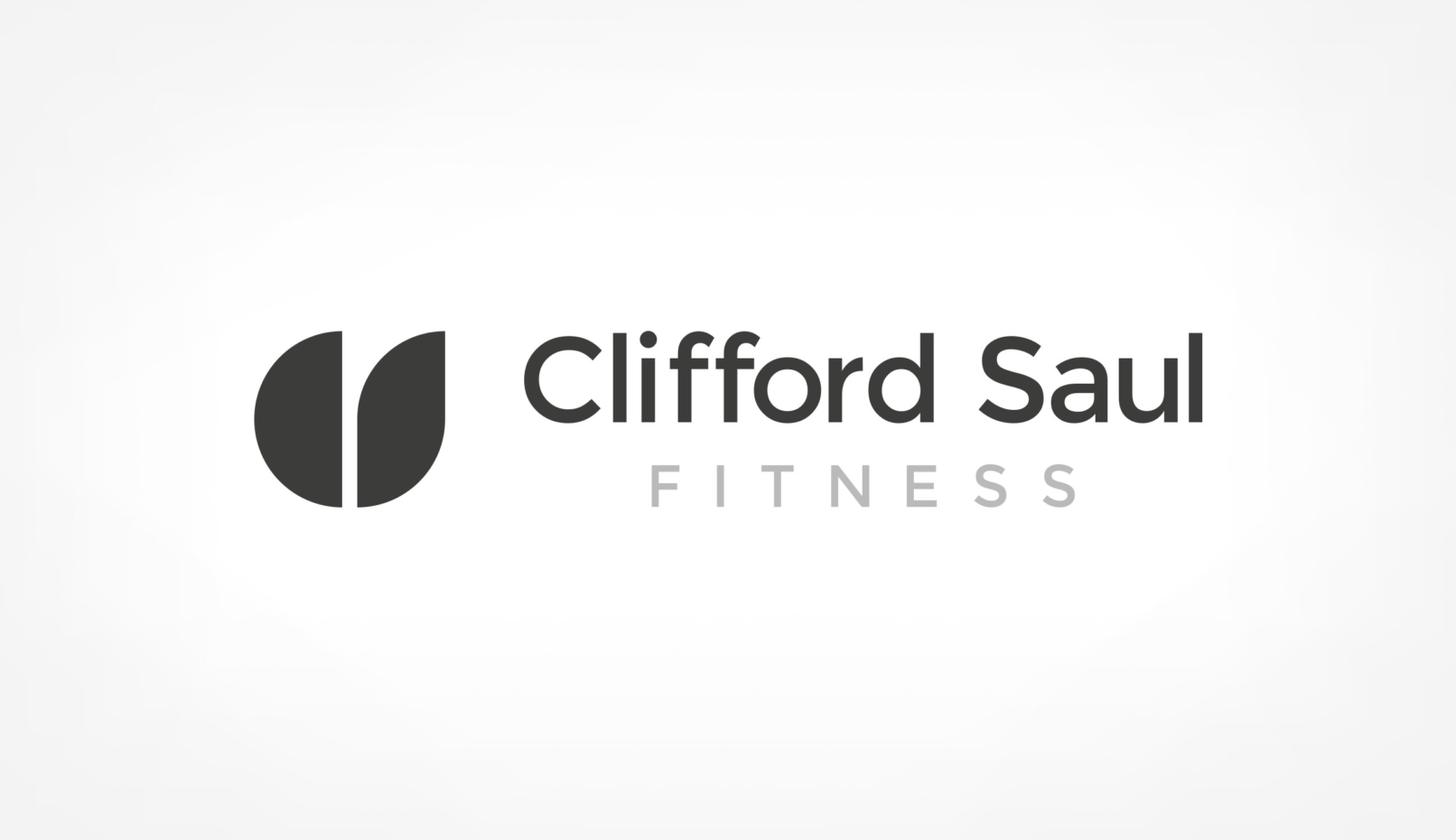 Clifford Saul fitness logo design - horizontal version