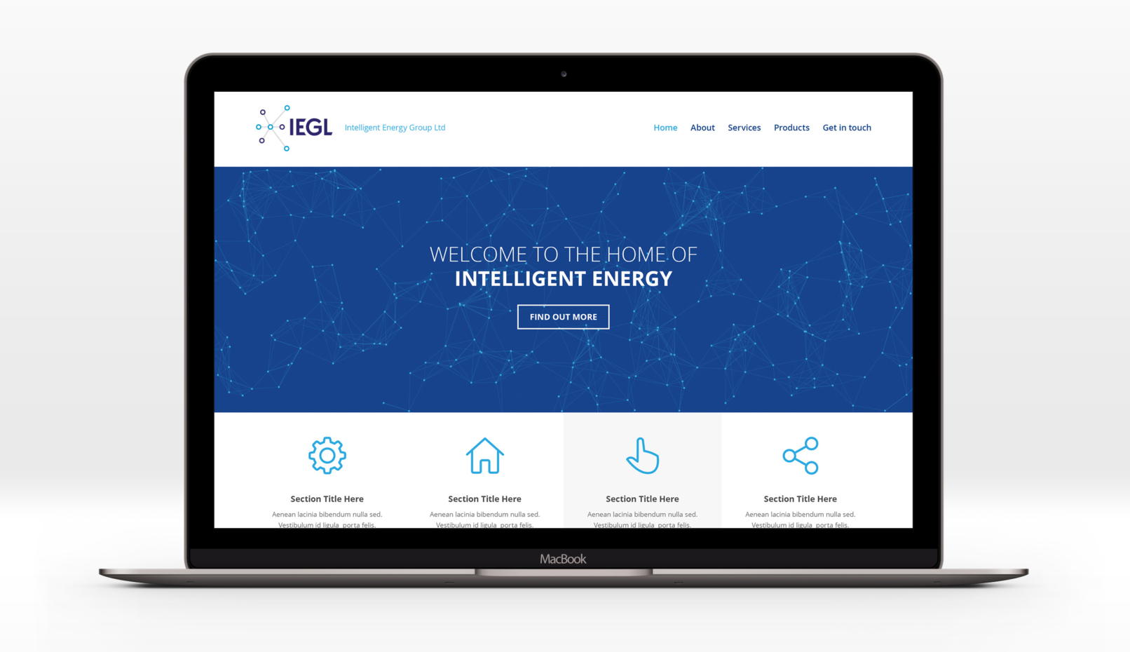 New website design for IEGL
