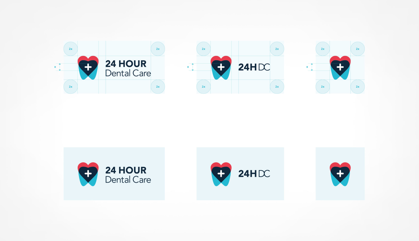 Logo spacing and clear points for 24HDC